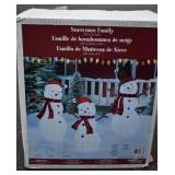 Snowman Family Yard Decor. Pick Up in Bldg 2
