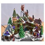 Holiday Town Center Scene Moving/Musical Display.