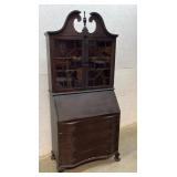 Secretary Desk Two Piece Claw in Ball Freet