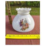 Beautiful floral hurricane lampshade