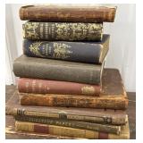 9 Vintage Books - Poetry, Religious, Etc.
