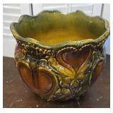 Weller?? Pottery jardiniere - tight crack on top