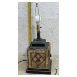 Adirondack birch bark Lamp/ needs re-wiring