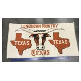 Longhorn Country Texas throw rug