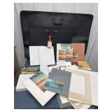 2 Portfolio Cases And Art Supplies