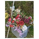 Tub of flowers