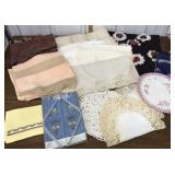 Linens- tablecloths, table runners, doilies etc