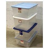 4 Storage Totes