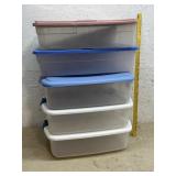 5 Storage Totes