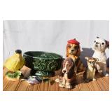 MCM Ceramic/Pottery Dogs, Duck, Planter, etc.