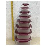 NEW Lock & Lock Storage container 8 piece set