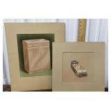 2 Industrial Manufacturing Artwork Matted