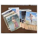 Sayre PA beverages calendars 1977, 79, 80, 81