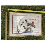 Chinese silk embroidered picture