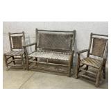 3 Piece Adirondack Set/ some wear