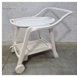 Plastic tea cart