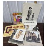 Mixed ephemera - advertising, paper dolls etcï¿½