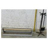 Paper Roll Dispenser / Cutter  w/ fireplace Tools