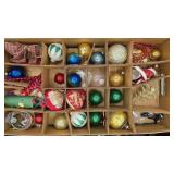 2 Layers of Christmas bulbs / ornaments