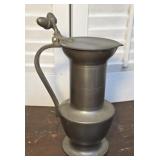 Vintage Pewter Kaiser Zinn beer tankard - Acorns