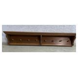 Wall Hanging Hat Rack / Pine 45/8/9