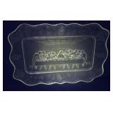 Last supper bread plate - Glows green with strong