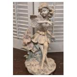 Fairy garden statue / butterfly - resin - needs