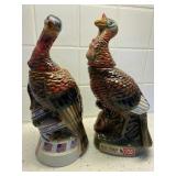 2 Wild Turkey decanters 12 1/2ï¿½ x 6ï¿½. 1