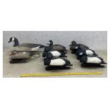 8 Duck & Goose Decoys w/storage bag