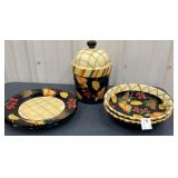 Sweet Olive Design - 2 serving plates & 2 serving