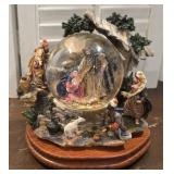 KURT S ADLER Nativity Scene Musical Water Globe
