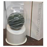 Corning Glass handmade ornament / glass dome