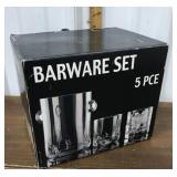 Barware set *appears new in box
