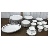Royal Doulton, Sarabande- plates, bowls, cups,
