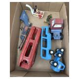 vintage toys Buddy L, Hubley, truck and trailers,
