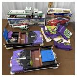 Hess truck, Revell model car: ninja turtle