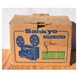 Sankyo Sound-500 Super 8 Film Projector. Powers