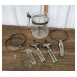 Pyrex coffee pot, pan handles *coffee pot has