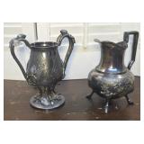 2pcs Ornate Silverplate