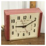 General Electric red clock *works