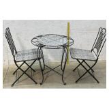 3 Piece Patio Set/ folding chairs 27/29