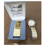 Colibrie elsctro-quarts lighter, Lathin watch ans