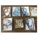 Beaded necklace & earring sets