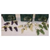 Grape clusters ornaments