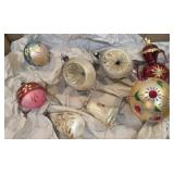 Vintage glass ornaments