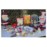 Misc Christmas - tin skinny Santa elf, skinny
