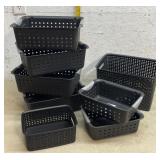 8 Sterilite organizers baskets