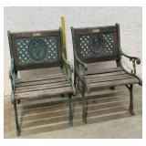 2 Park Benches/ Castiron/ Golfers 22/23/17