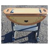Vintage PA Dutch Themed Small Drop Leaf Deco
