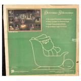Santa in Sleigh Yard Silhouette (P/U in Bldg 2)